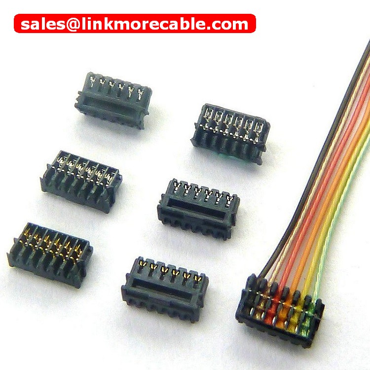 JST XSR Series 0.6 mm Wire to Board IDC Wire to Board Cable Assemblies